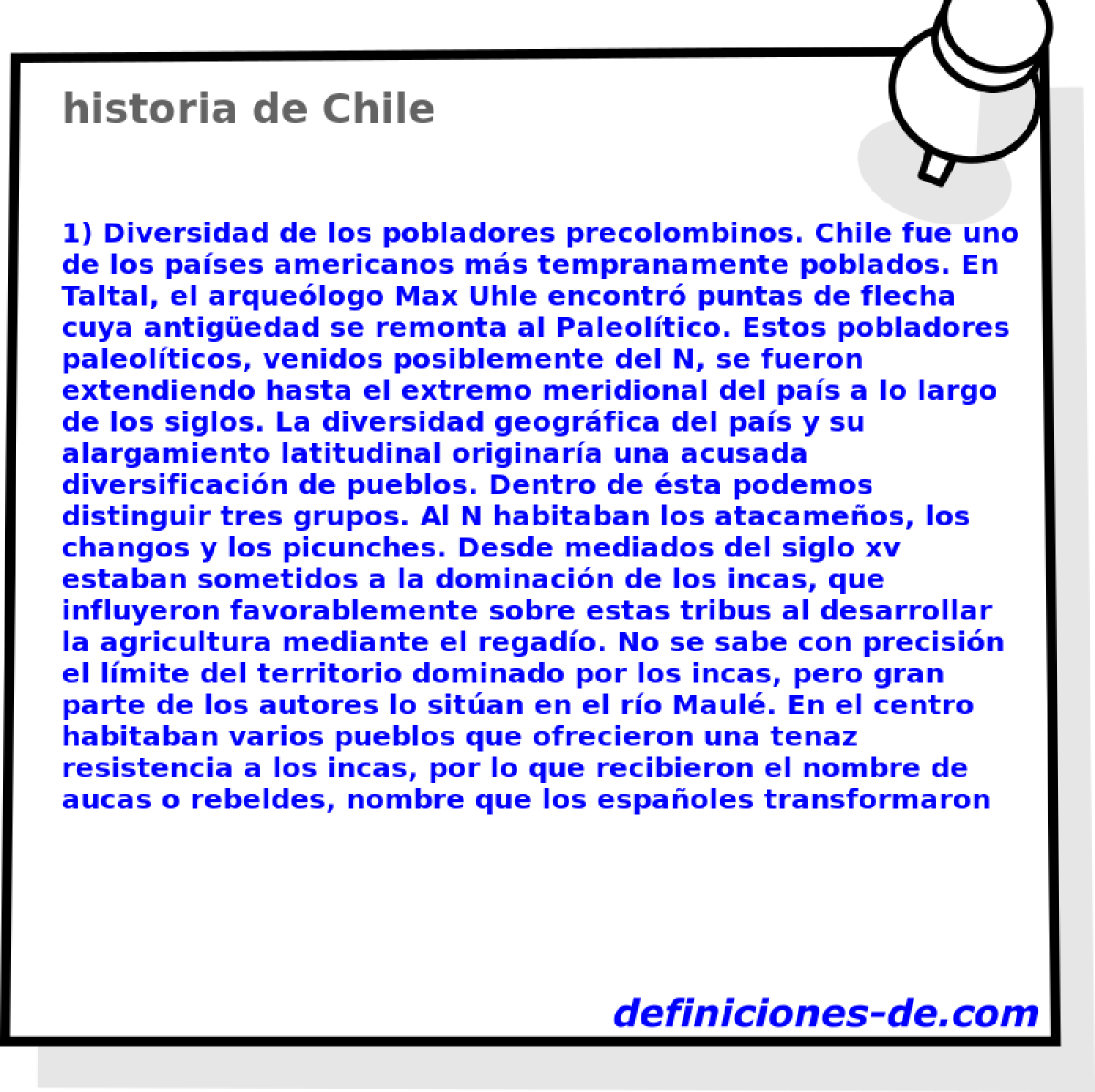 historia de Chile 