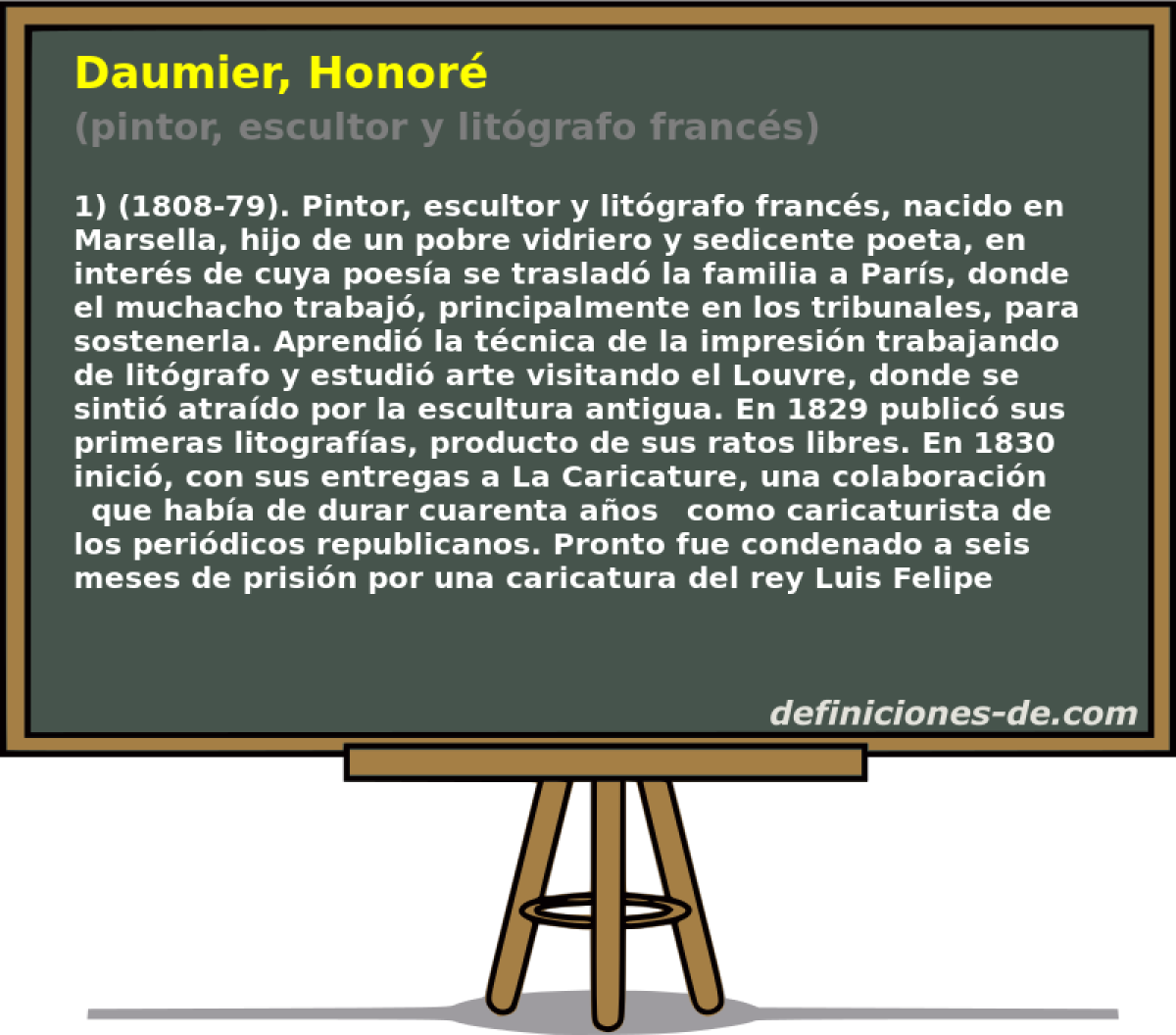 Daumier, Honor (pintor, escultor y litgrafo francs)