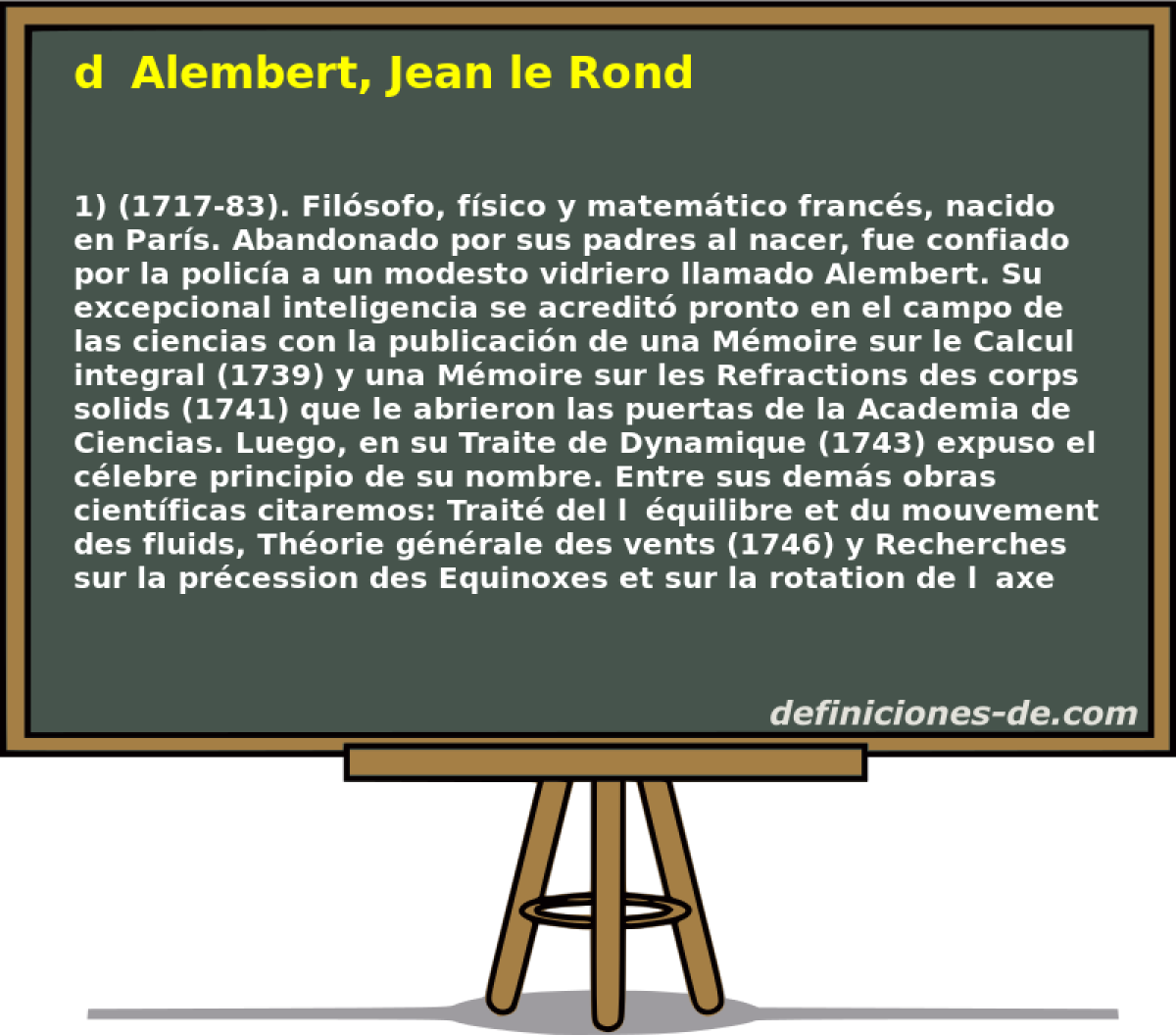 dAlembert, Jean le Rond 