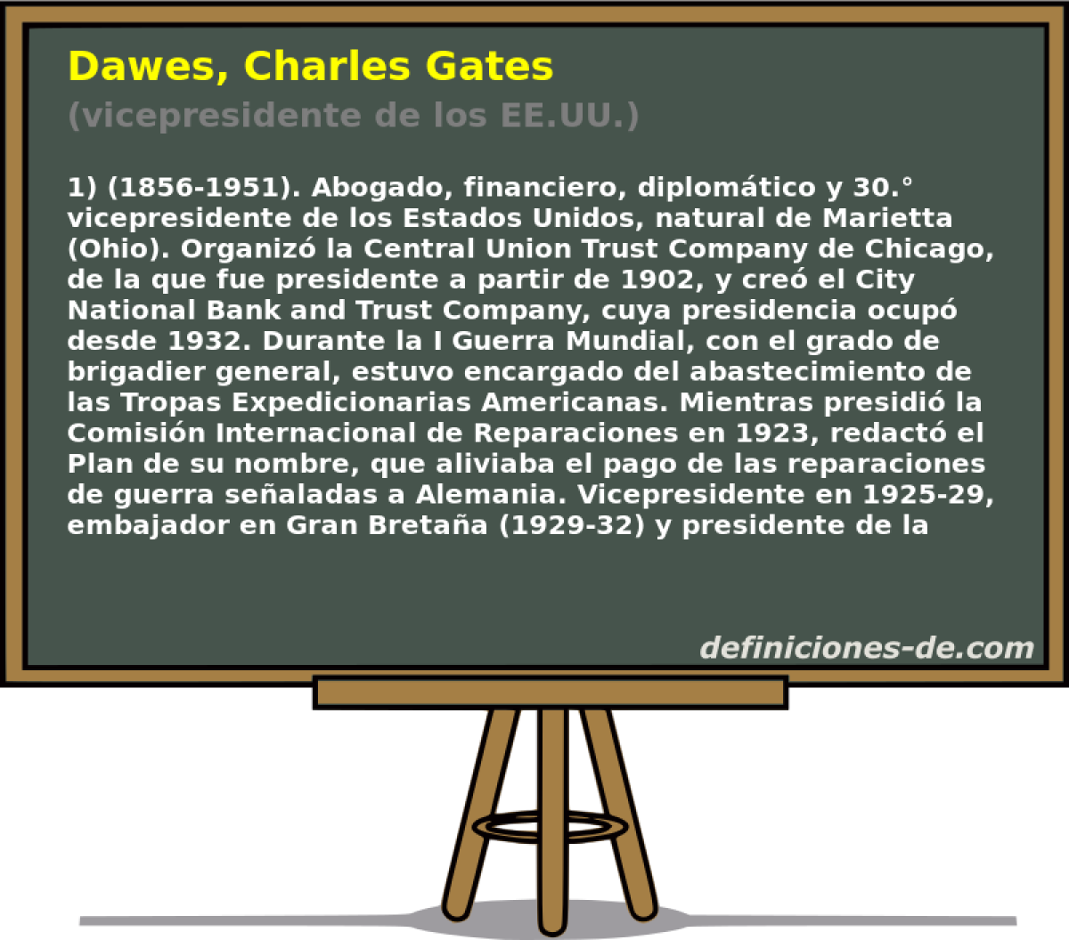 Dawes, Charles Gates (vicepresidente de los EE.UU.)