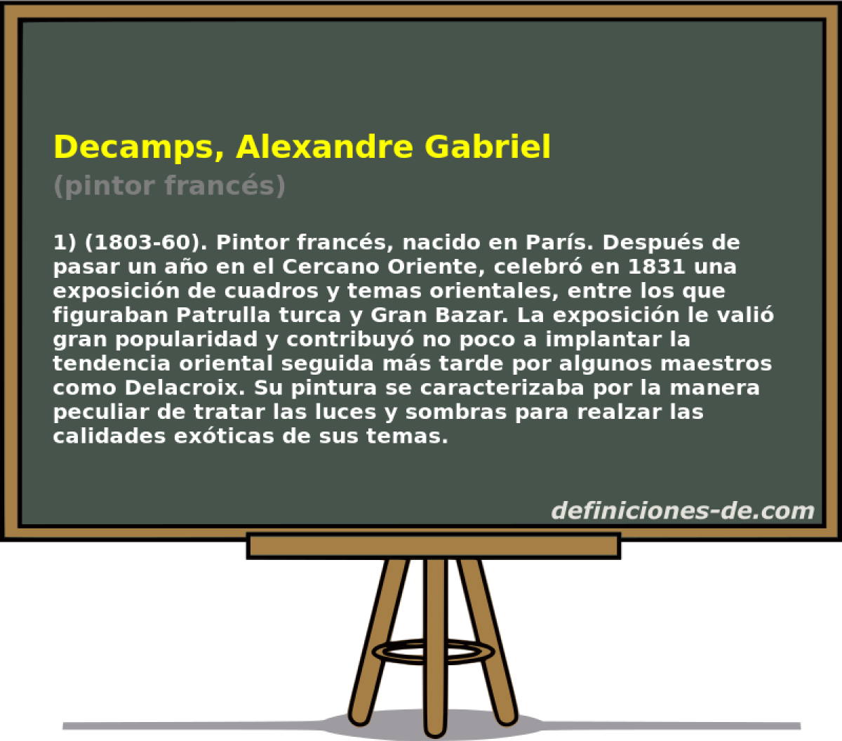 Decamps, Alexandre Gabriel (pintor francs)