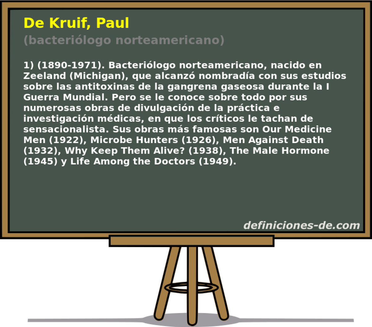 De Kruif, Paul (bacterilogo norteamericano)