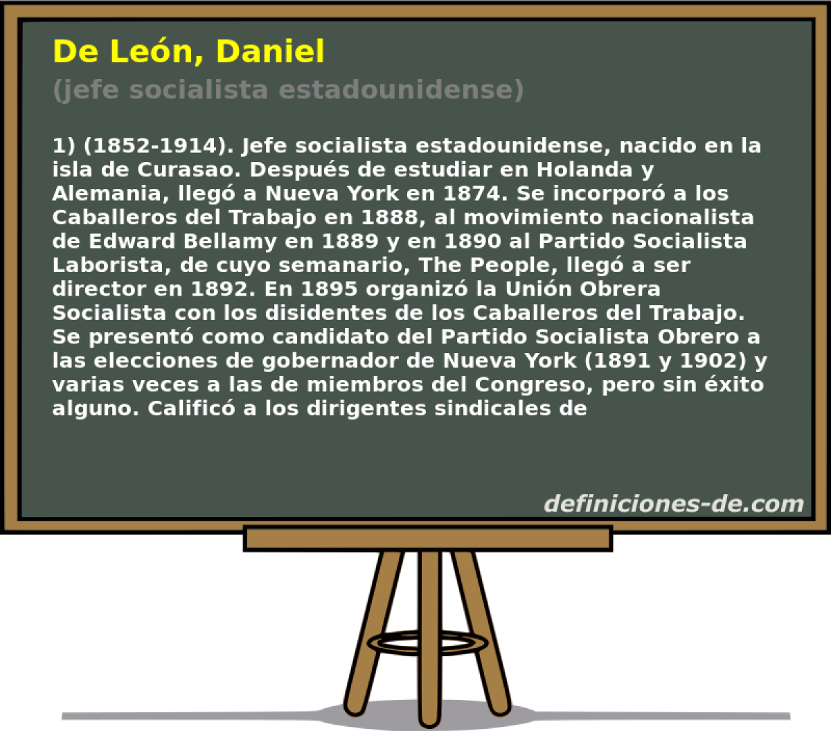De Len, Daniel (jefe socialista estadounidense)