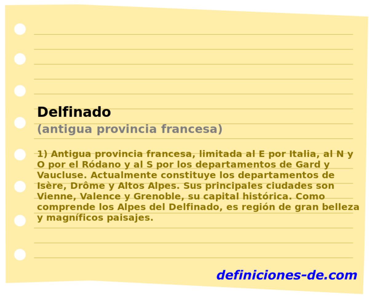 Delfinado (antigua provincia francesa)