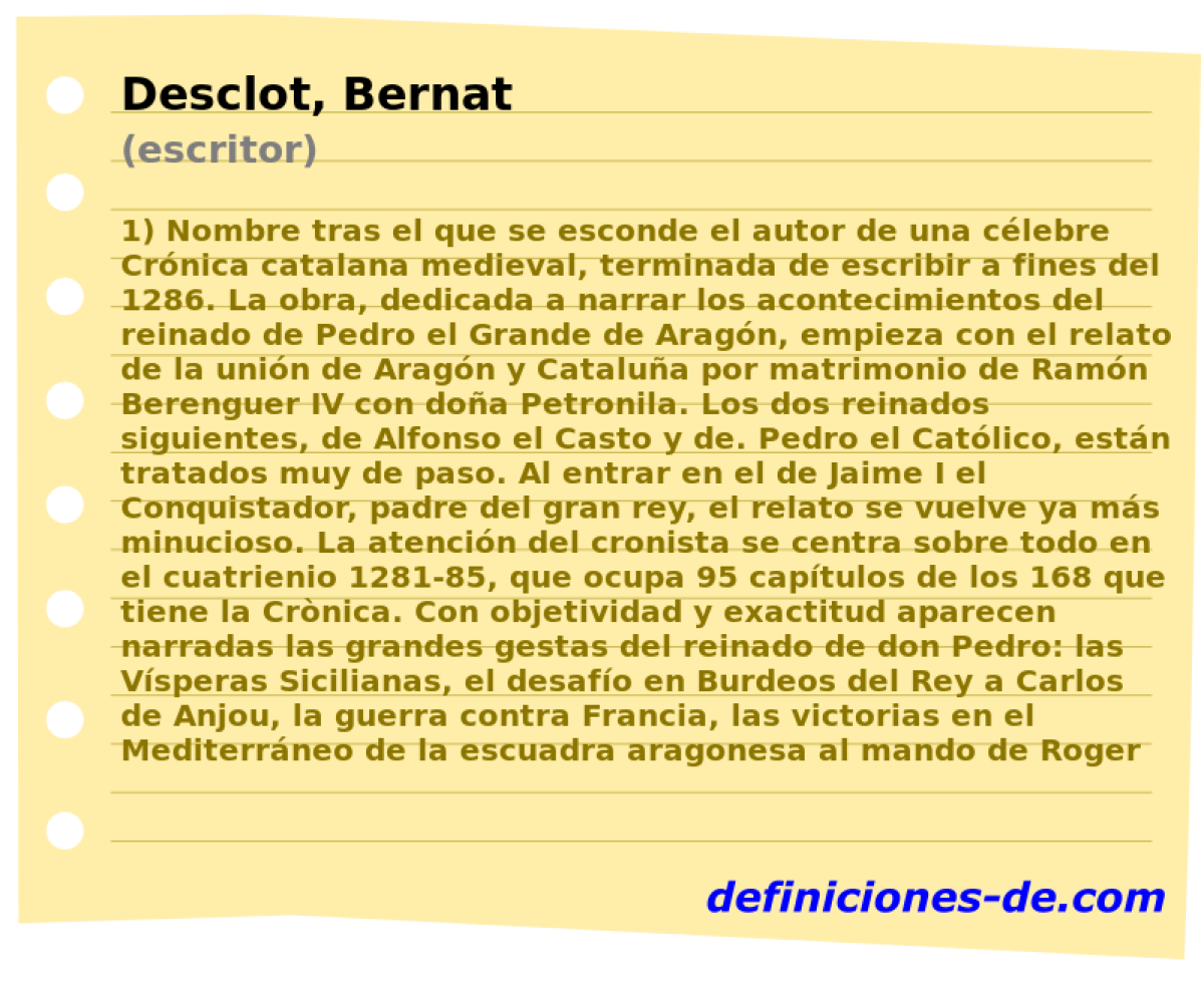 Desclot, Bernat (escritor)