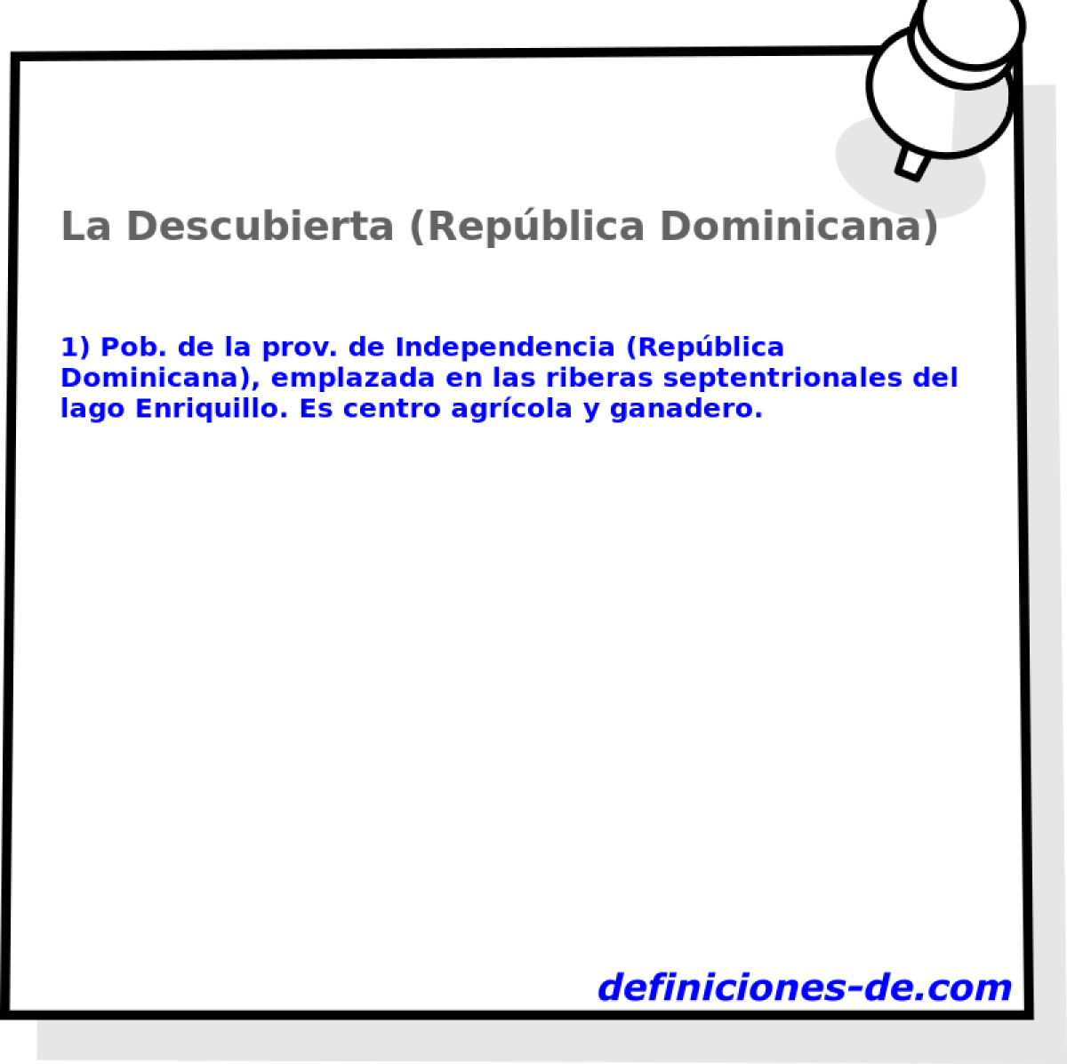La Descubierta (Repblica Dominicana) 