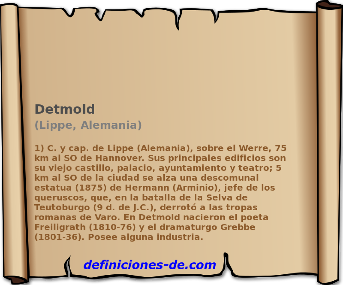 Detmold (Lippe, Alemania)