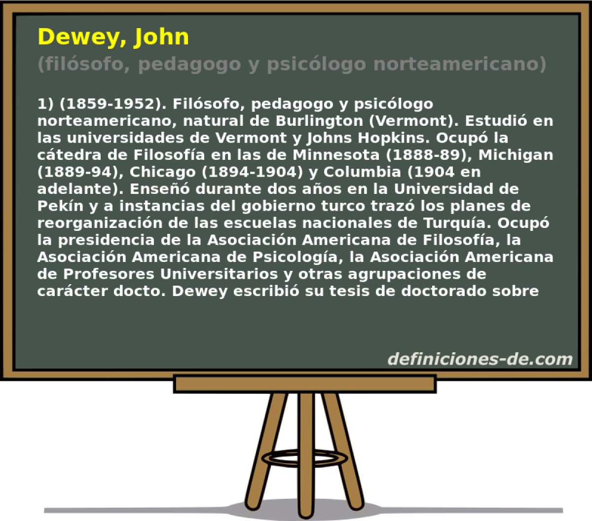 Dewey, John (filsofo, pedagogo y psiclogo norteamericano)