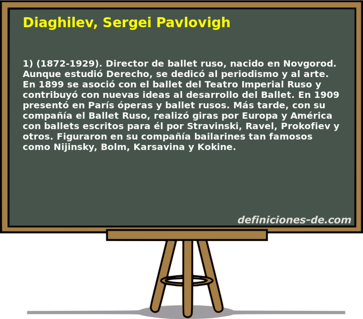 Diaghilev, Sergei Pavlovigh 
