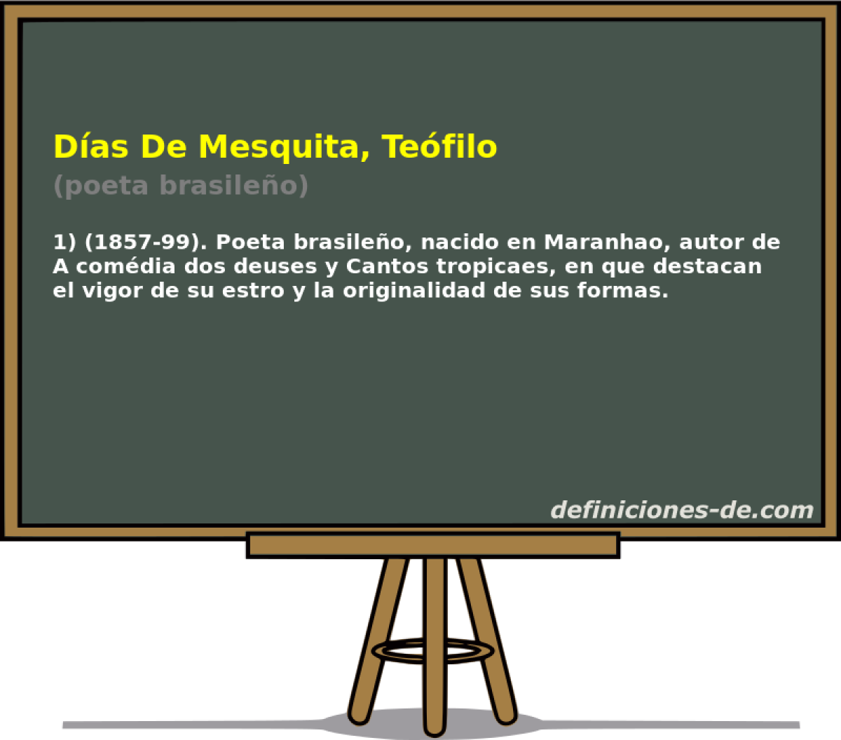 Das De Mesquita, Tefilo (poeta brasileo)