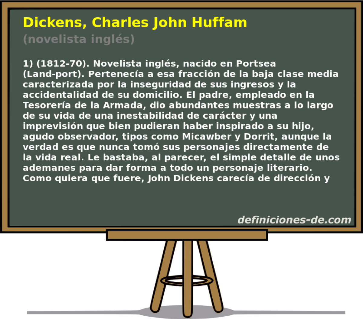 Dickens, Charles John Huffam (novelista ingls)
