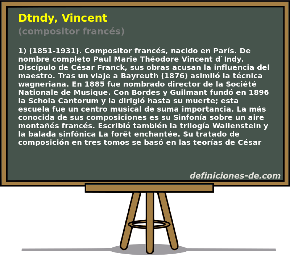 Dtndy, Vincent (compositor francs)
