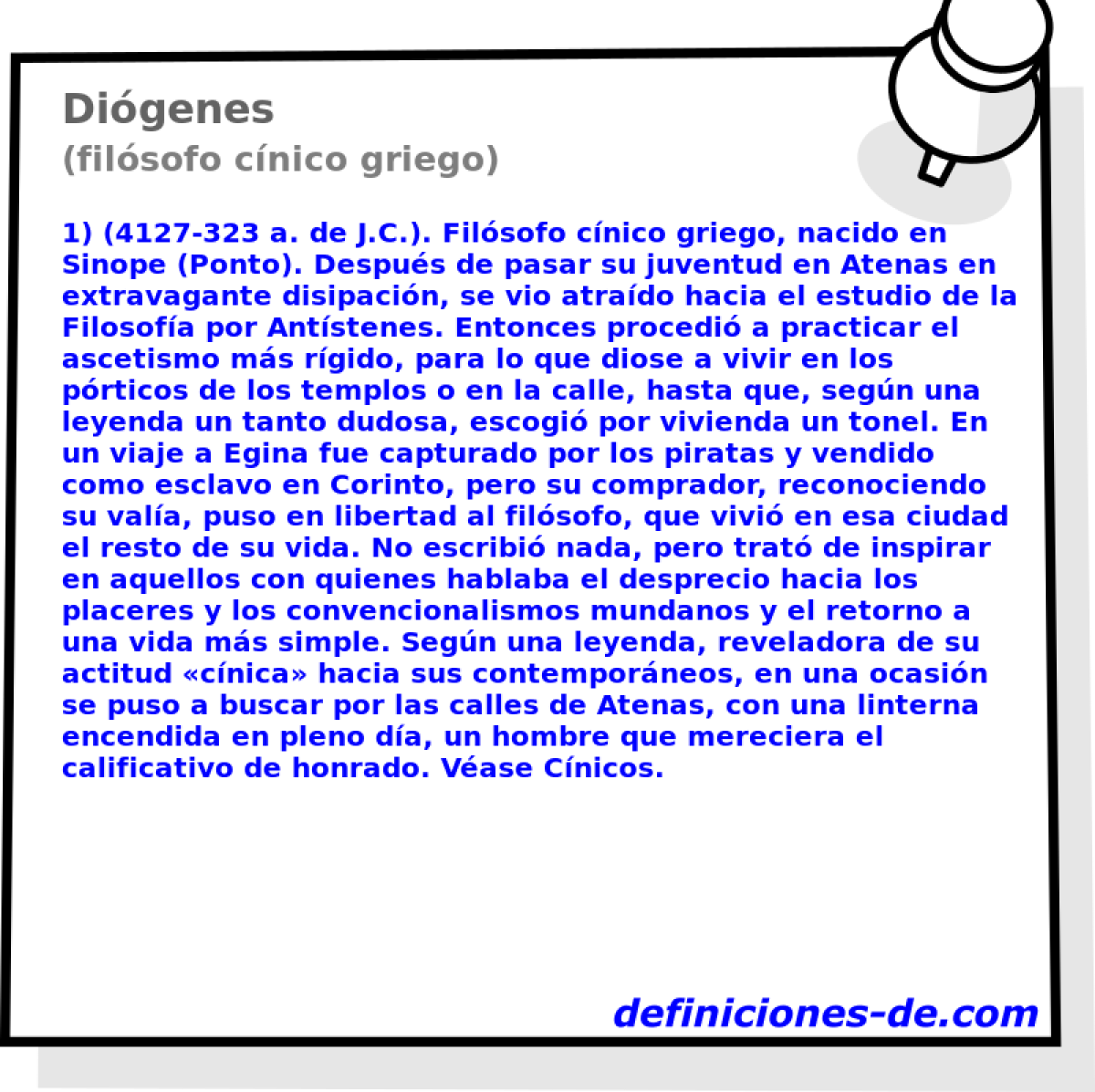 Digenes (filsofo cnico griego)