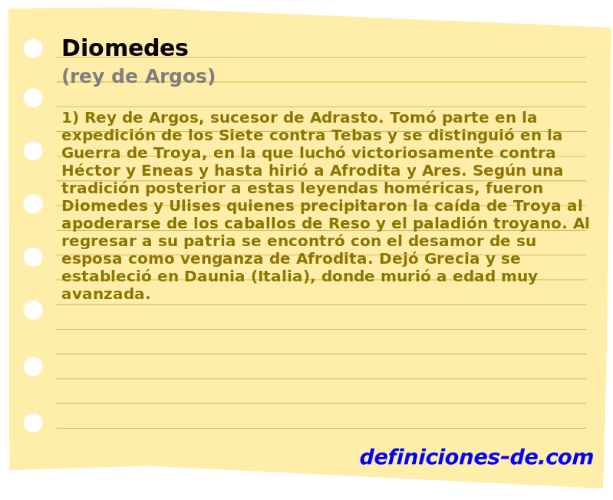 Diomedes (rey de Argos)