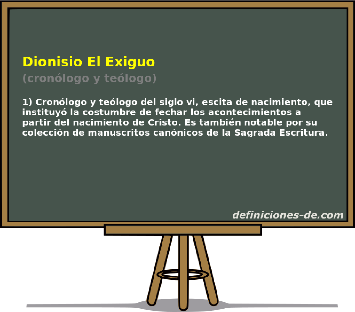 Dionisio El Exiguo (cronlogo y telogo)