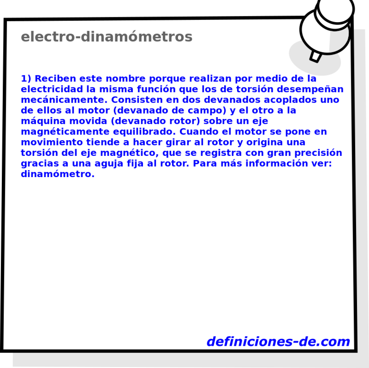 electro-dinammetros 