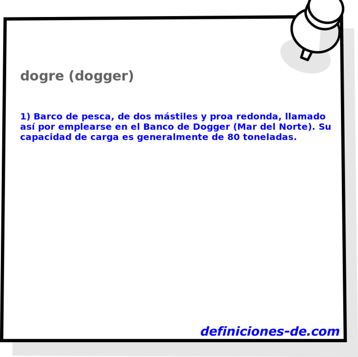 dogre (dogger) 