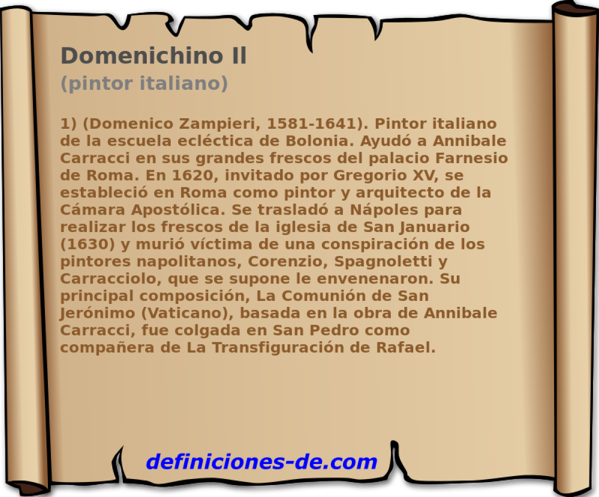 Domenichino Il (pintor italiano)