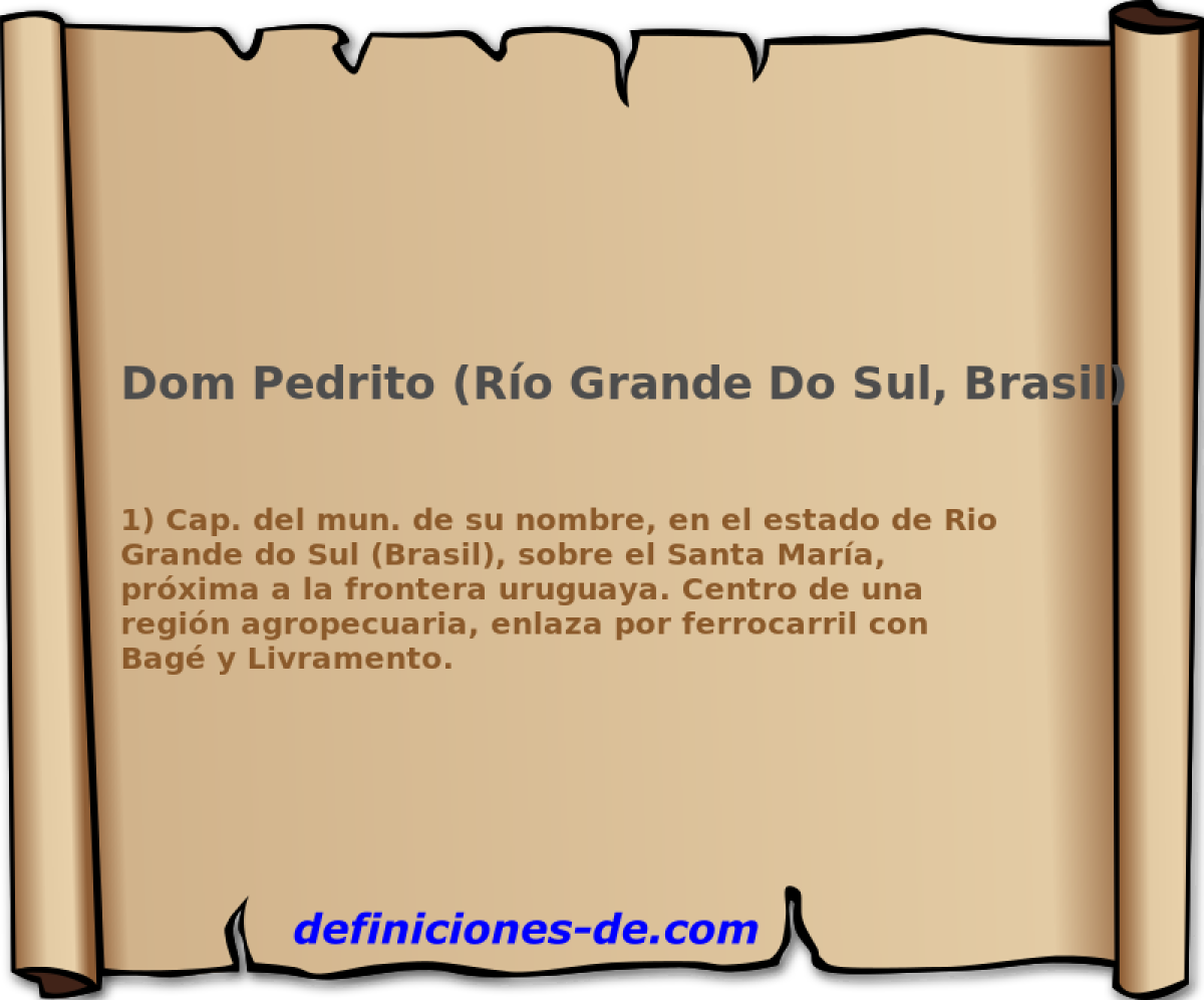 Dom Pedrito (Ro Grande Do Sul, Brasil) 