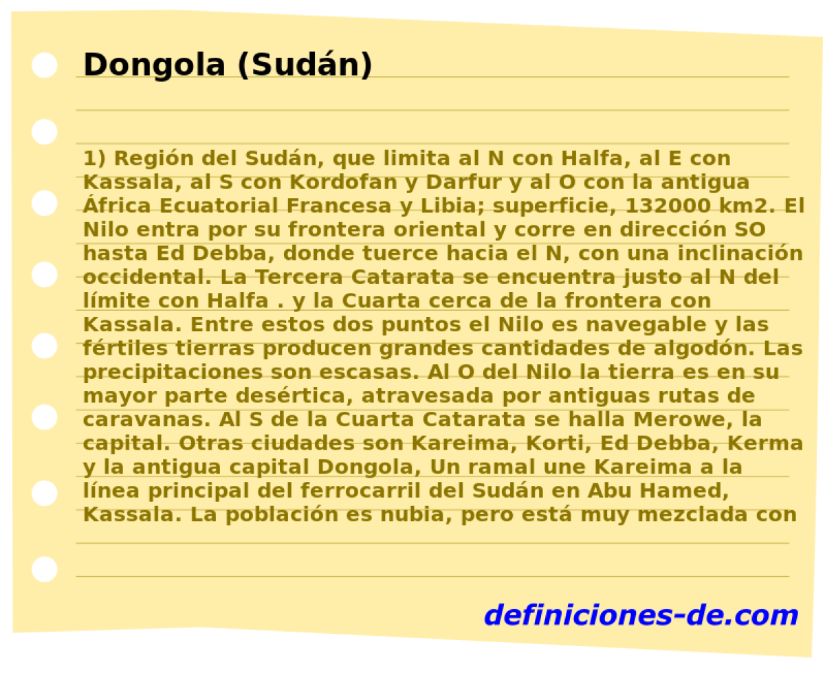 Dongola (Sudn) 