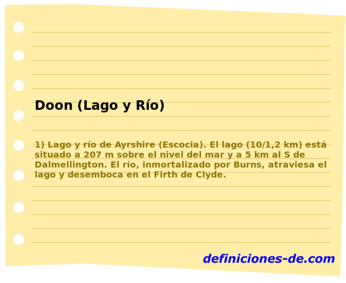 Doon (Lago y Ro) 
