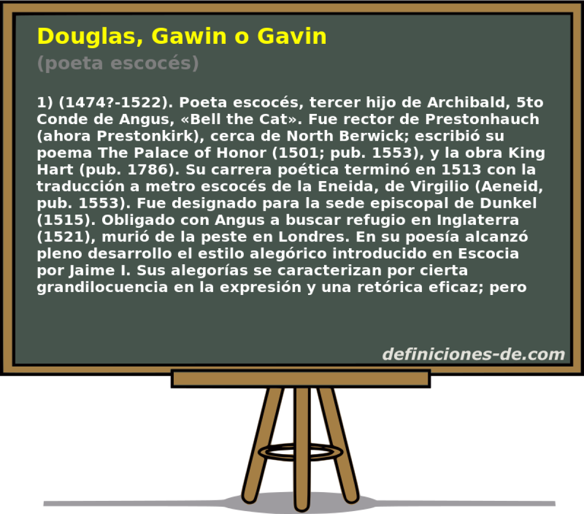Douglas, Gawin o Gavin (poeta escocs)