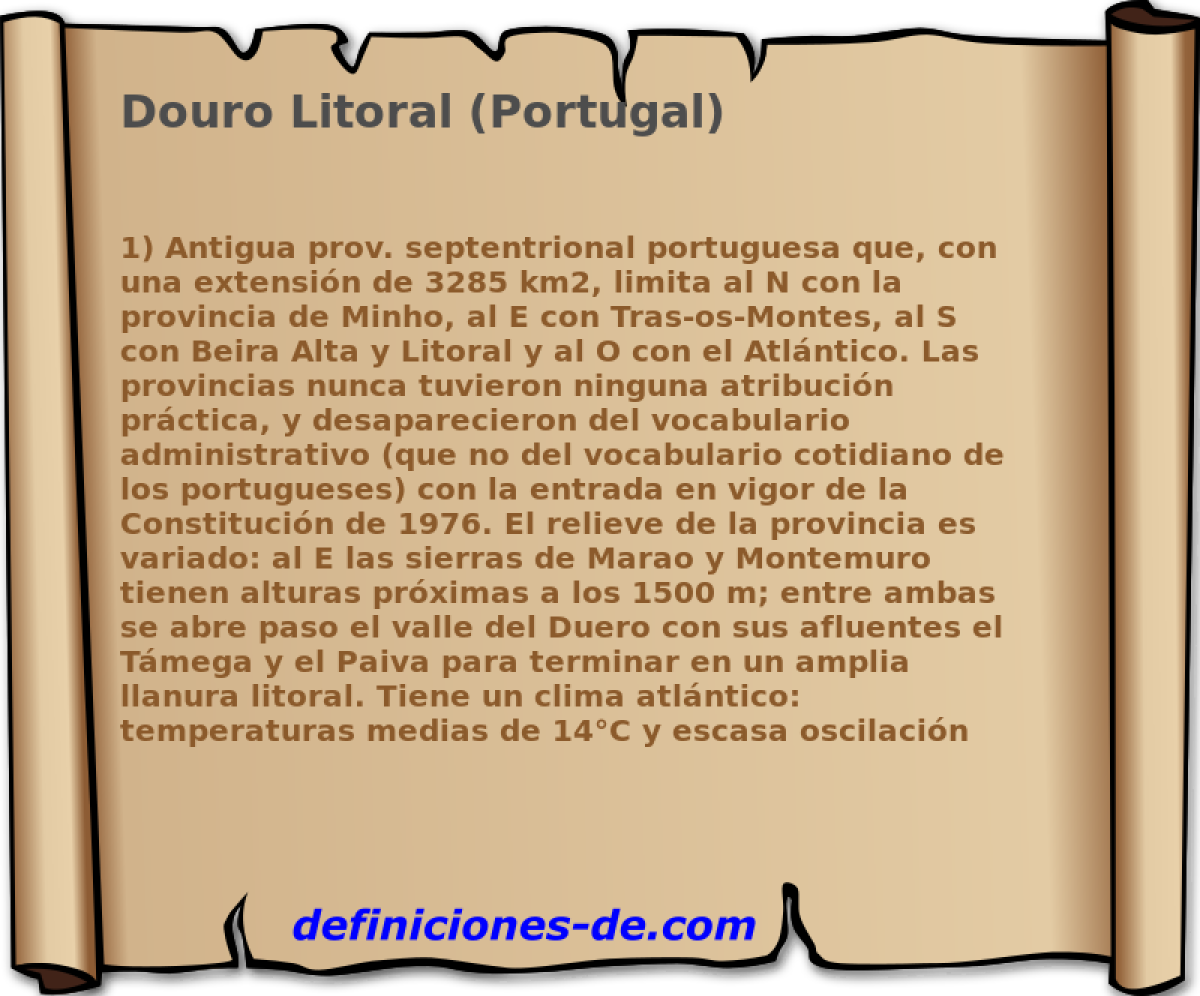 Douro Litoral (Portugal) 