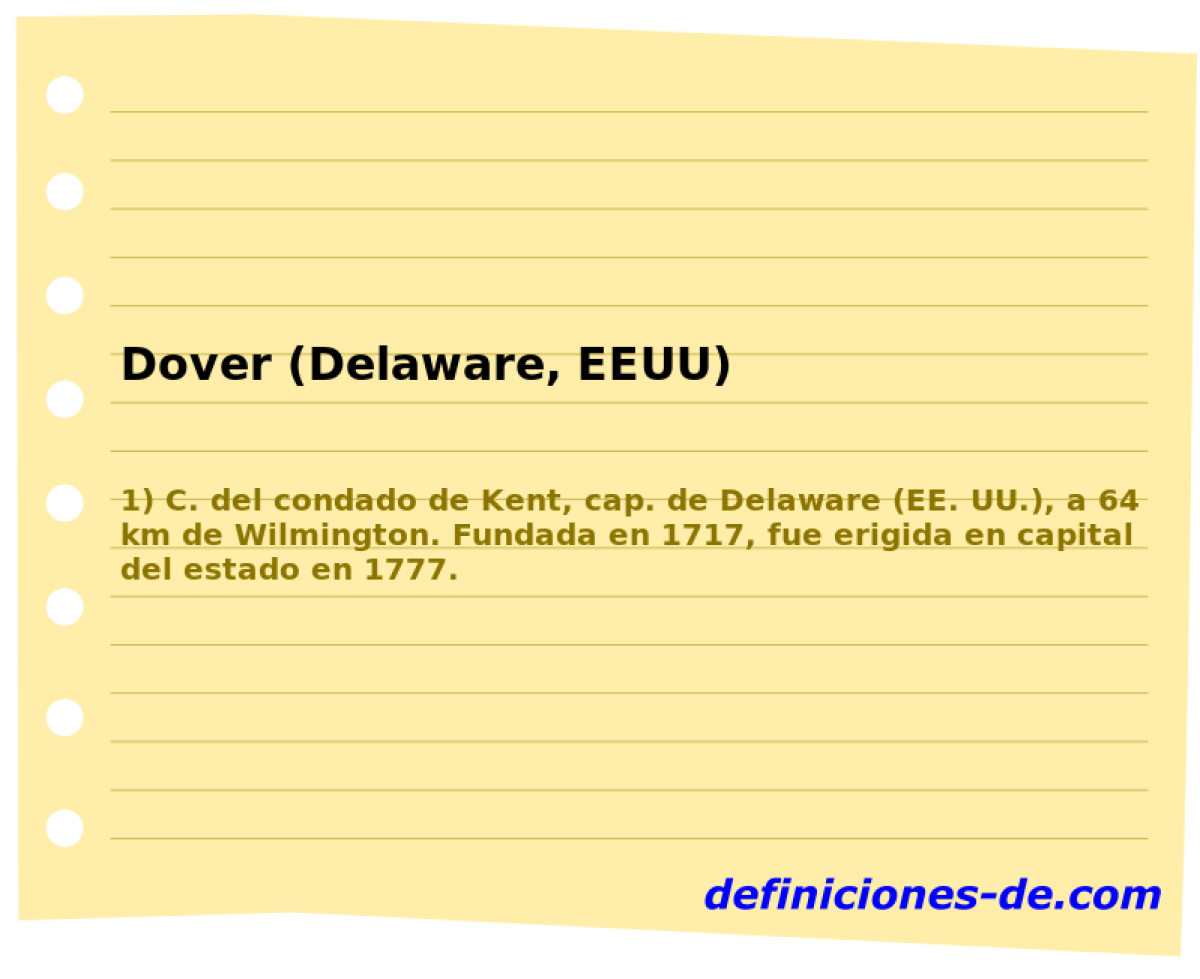 Dover (Delaware, EEUU) 