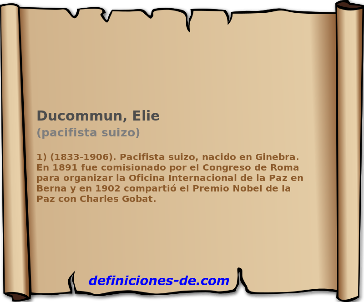 Ducommun, Elie (pacifista suizo)