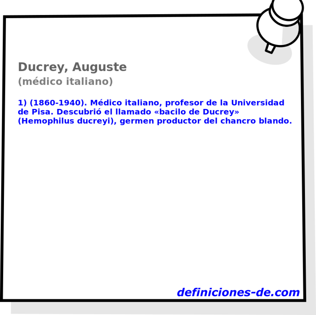 Ducrey, Auguste (mdico italiano)