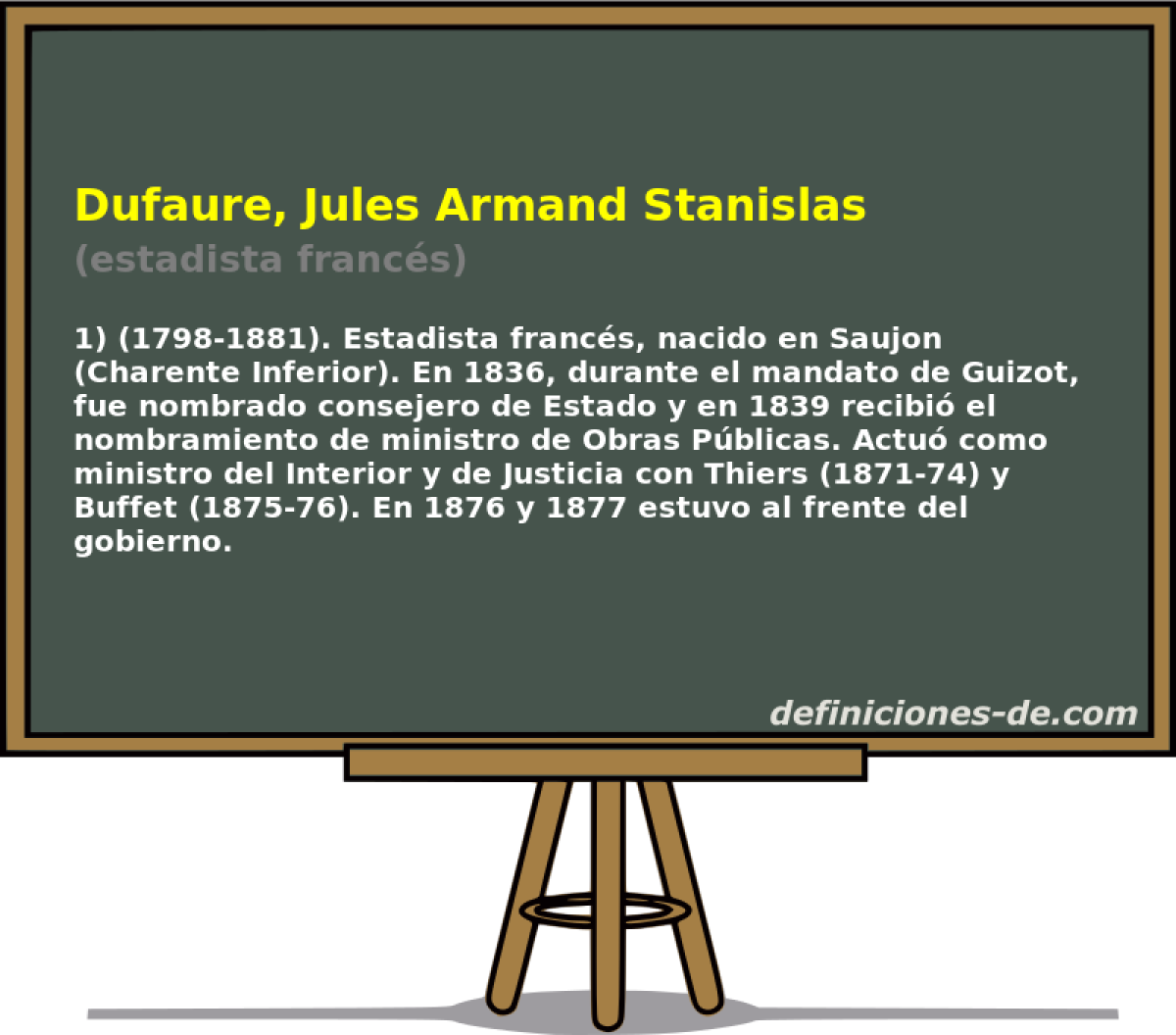 Dufaure, Jules Armand Stanislas (estadista francs)