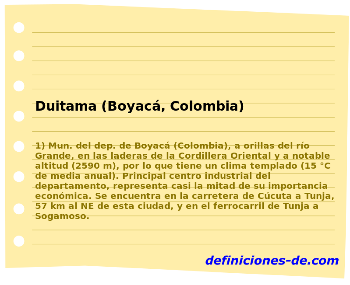 Duitama (Boyac, Colombia) 