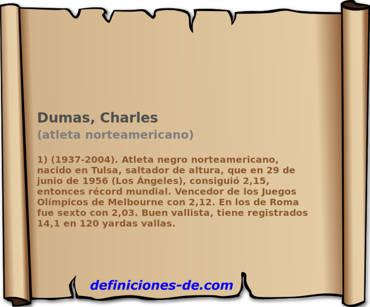 Dumas, Charles (atleta norteamericano)
