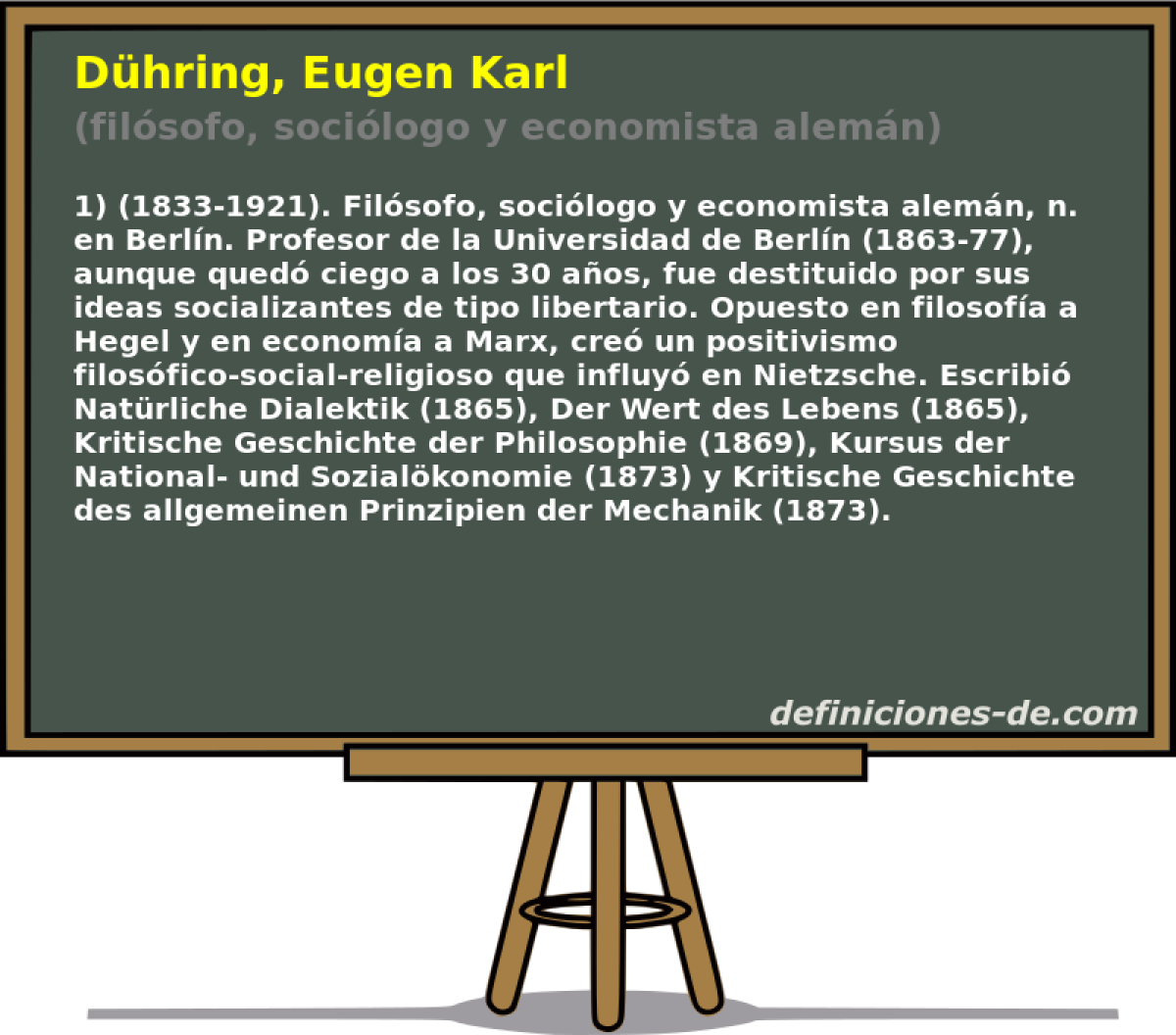 Dhring, Eugen Karl (filsofo, socilogo y economista alemn)
