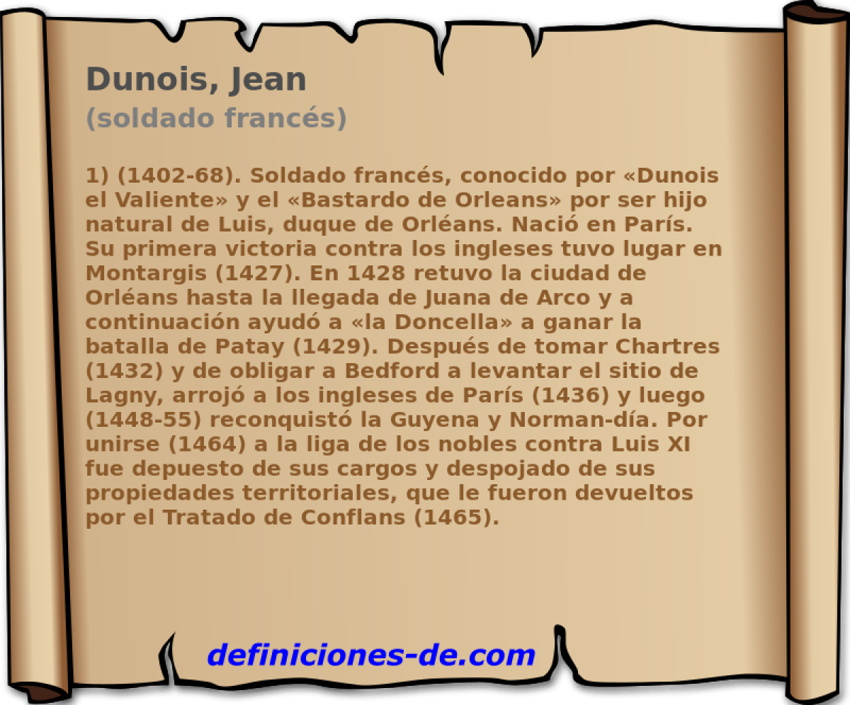 Dunois, Jean (soldado francs)