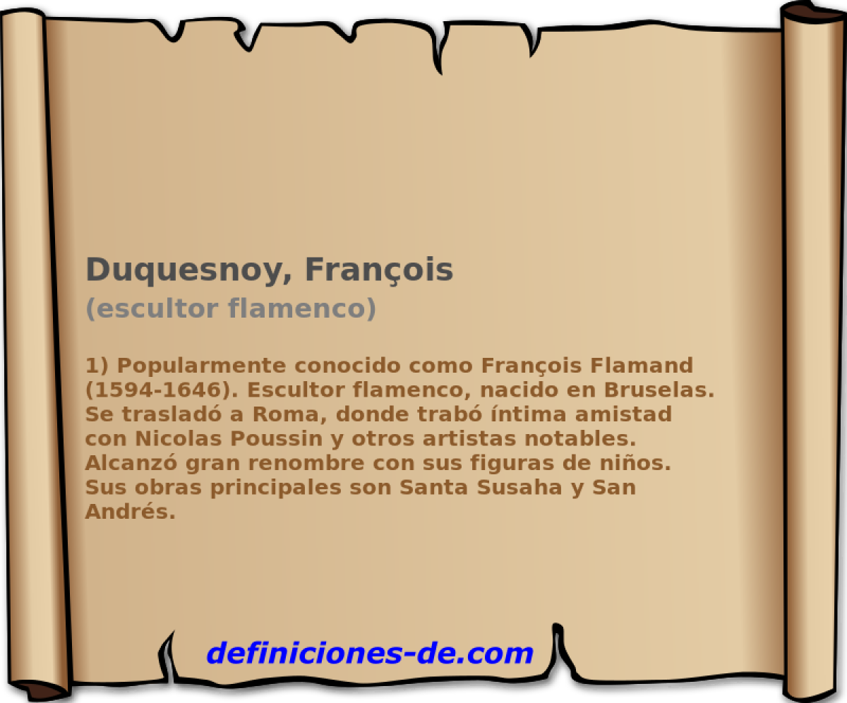 Duquesnoy, Franois (escultor flamenco)