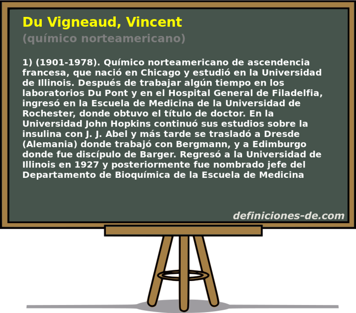 Du Vigneaud, Vincent (qumico norteamericano)
