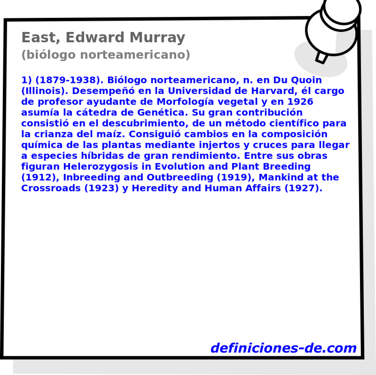 East, Edward Murray (bilogo norteamericano)