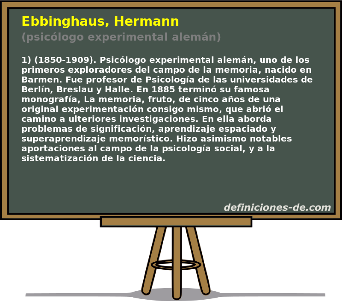 Ebbinghaus, Hermann (psiclogo experimental alemn)