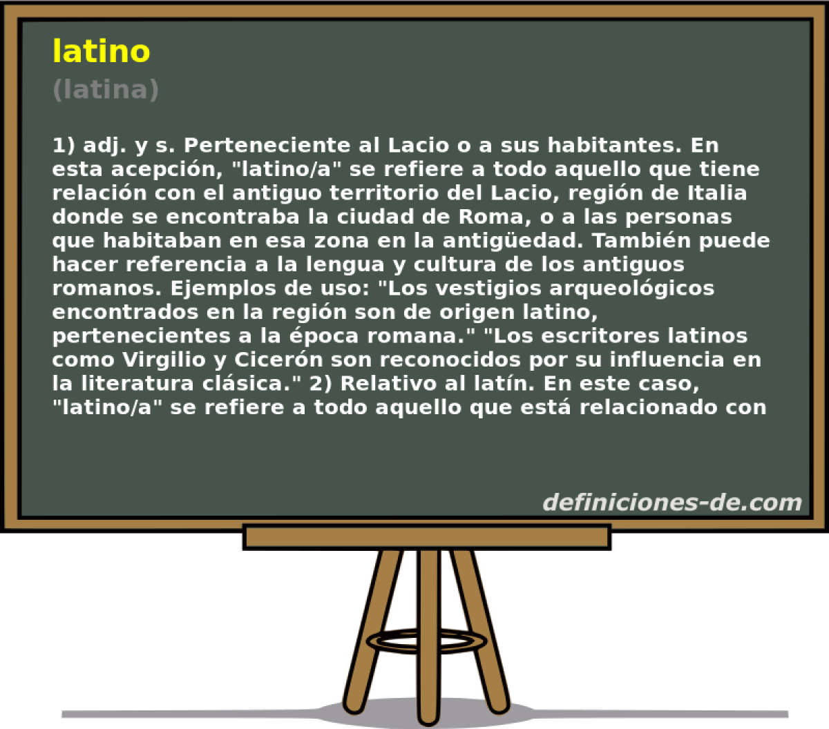 latino (latina)