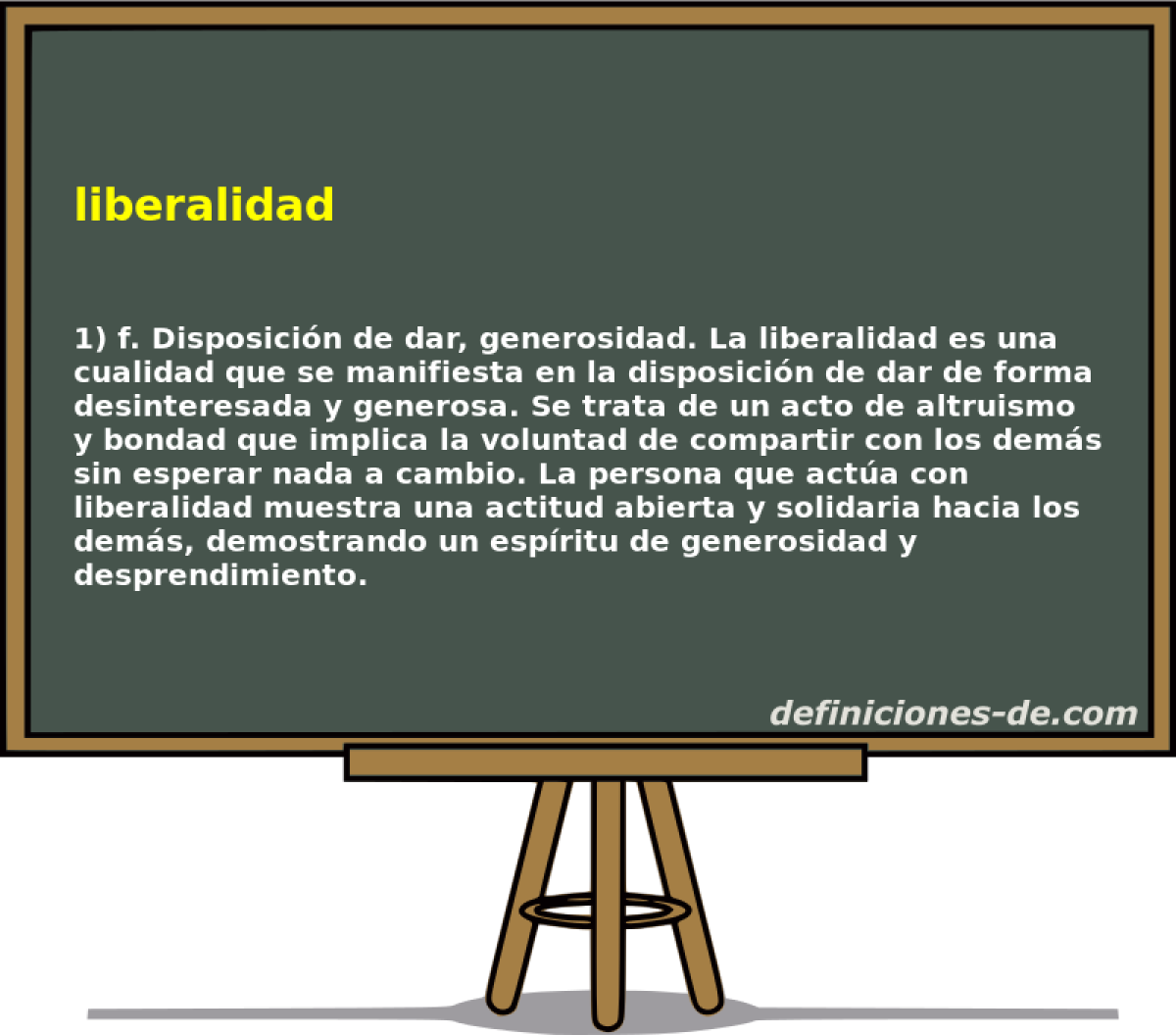 liberalidad 