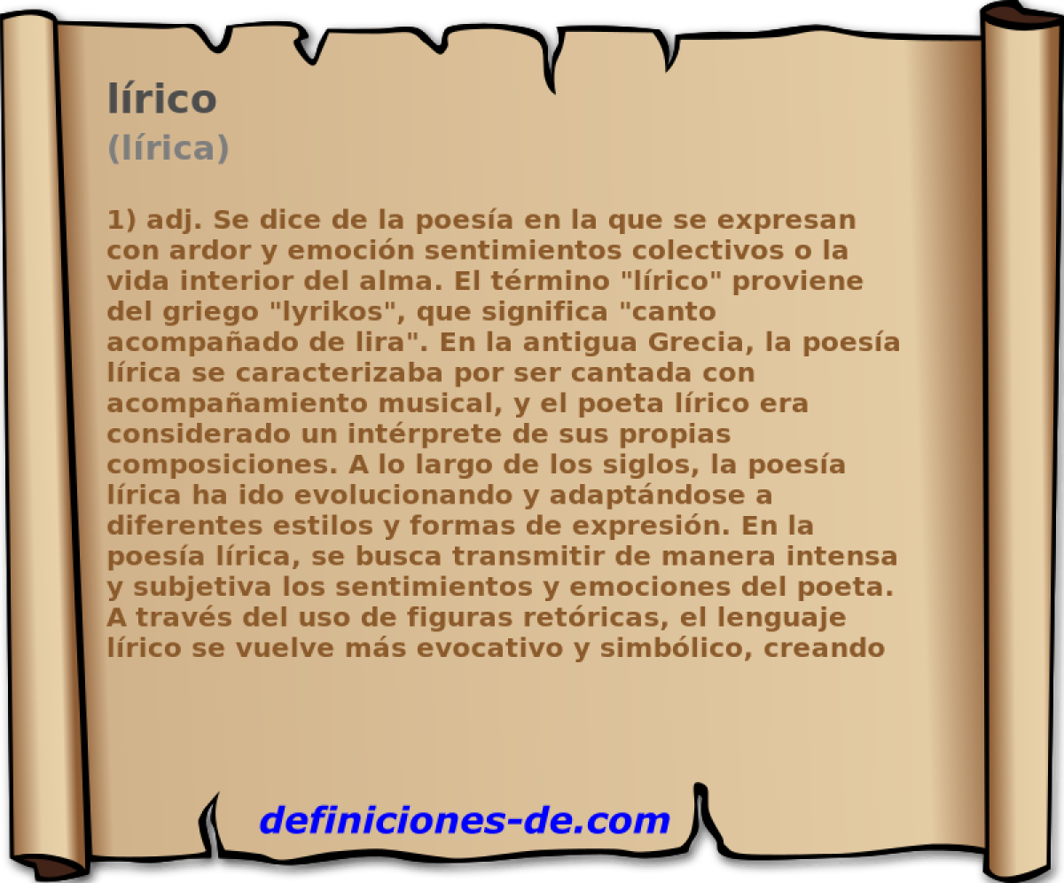 lrico (lrica)