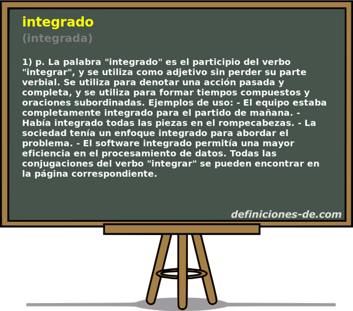 integrado (integrada)