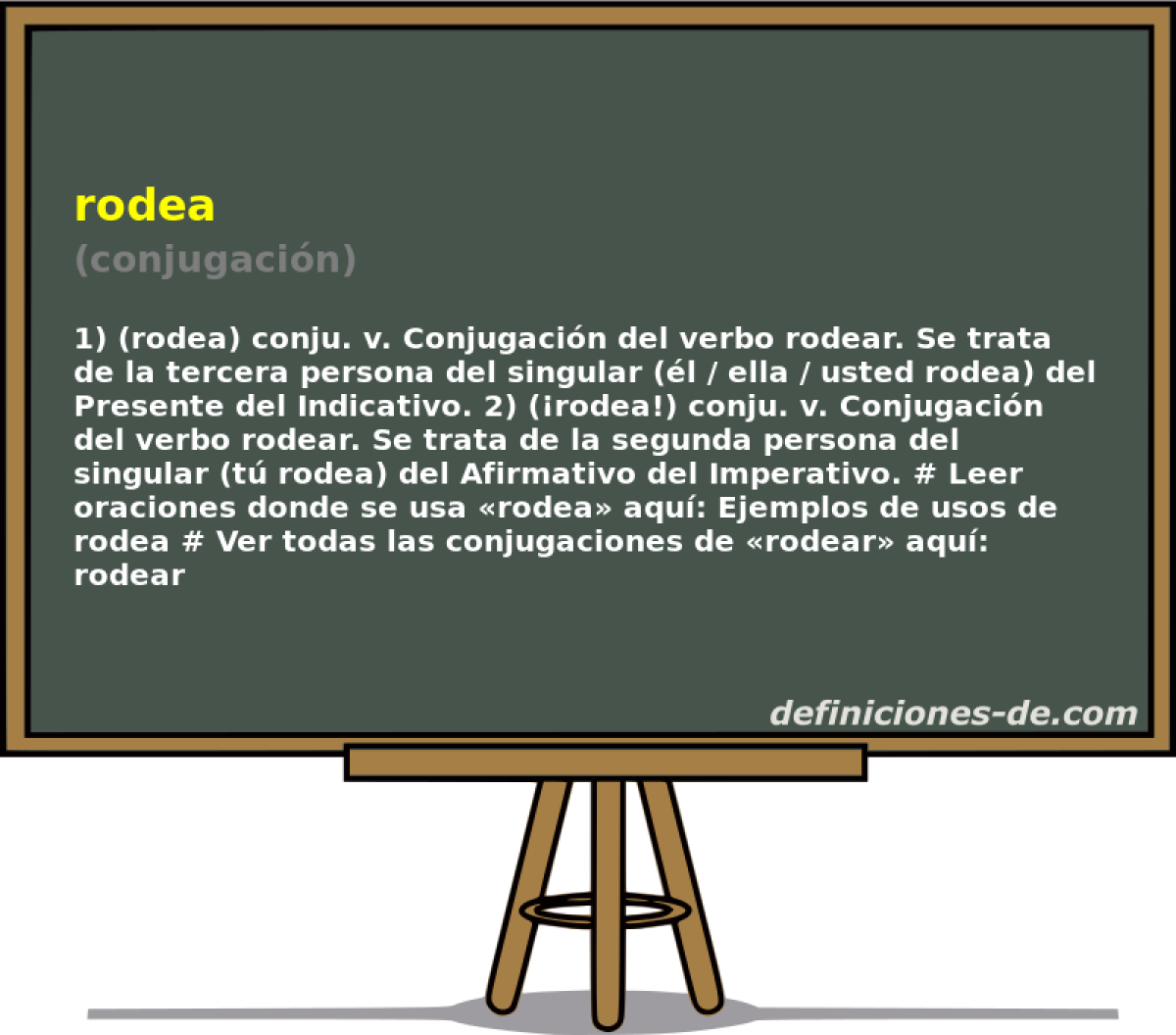 rodea (conjugacin)