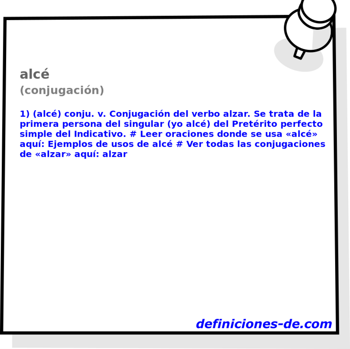 alc (conjugacin)