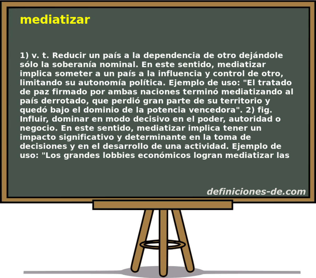 mediatizar 