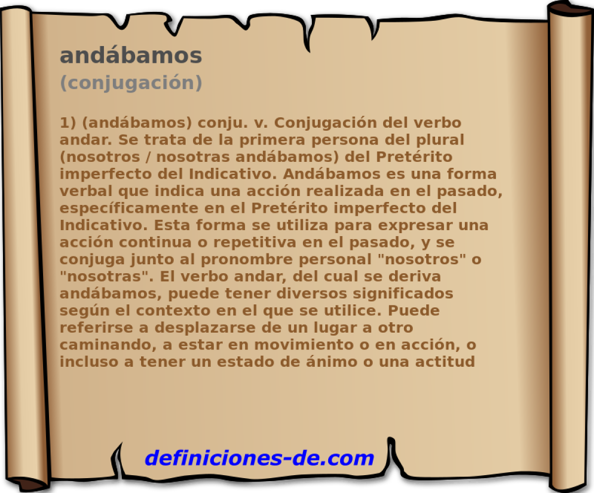andbamos (conjugacin)