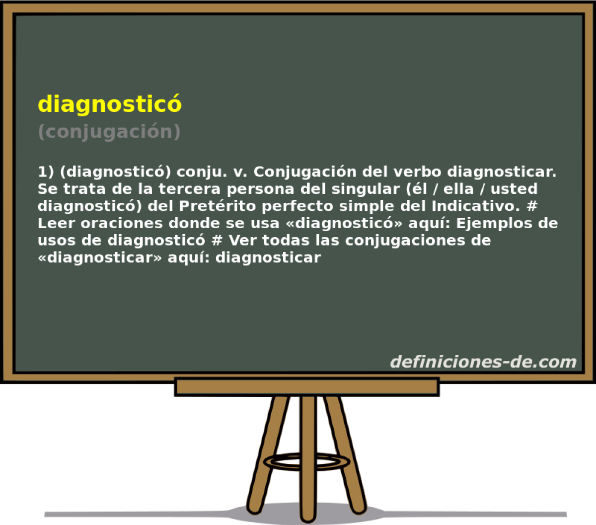 diagnostic (conjugacin)