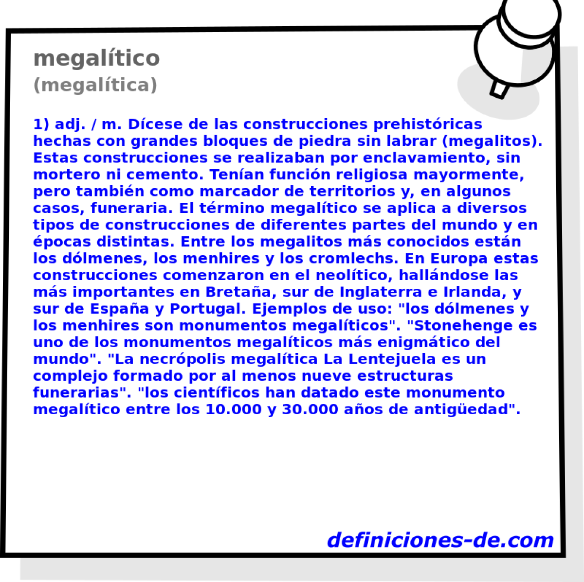 megaltico (megaltica)