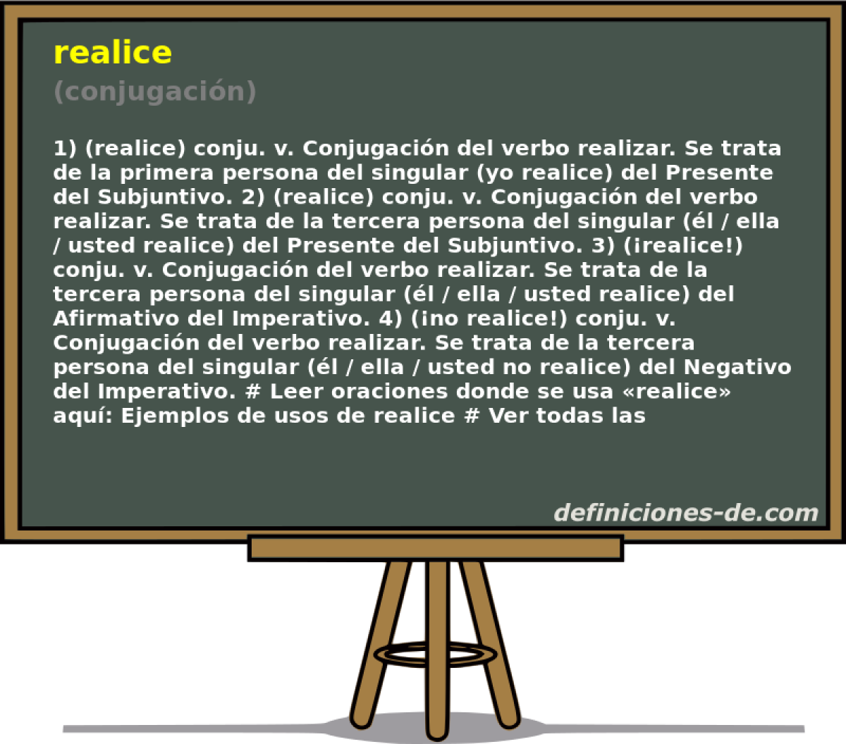 realice (conjugacin)